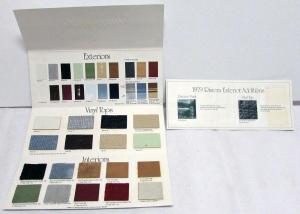 1979 Buick Riviera Exterior & Interior Color Selections Paint Chips Upholstery