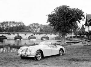 1954 Jaguar XK140 Roadster Factory Press Photo 0016