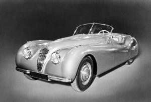 1948 Jaguar XK120 Show Car Factory Press Photo 0028