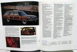 1979 Chrysler LeBaron Canadian Dealer Sales Brochure Features Options Specs