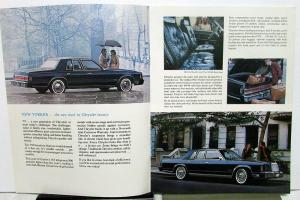 1979 Chrysler New Yorker Newport Canadian Dealer Sales Brochure Features Options