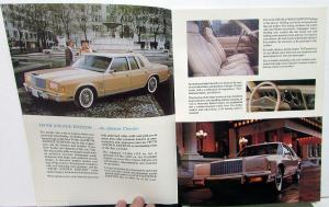 1979 Chrysler New Yorker Newport Canadian Dealer Sales Brochure Features Options