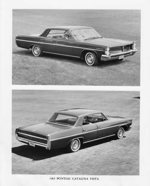 1963 Pontiac Catalina Vista Factory Press Photo and Release 0067