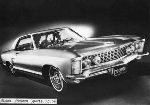 1964 Buick Riviera Sports Coupe Press Photo 0114