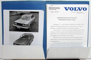 1976 Volvo Models Press Kit - 240 and 260 Series