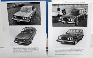 1976 Volvo Models Press Kit - 240 and 260 Series