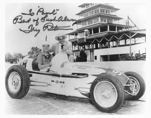 1952 Troy Ruttman & Agajanian Special Indy 500 Race Car Press Photo 0074