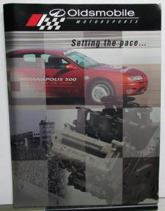 2000 Oldsmobile Motorsports Press Kit Media Release 2001 Aurora Pace Car