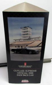 1988 Oldsmobile Cutlass Supreme Indy 500 Pace Car Poster Counter Top Display