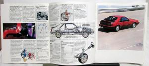 1984 Ford Mustang SVO Sales Brochure Specs Design Performance Original