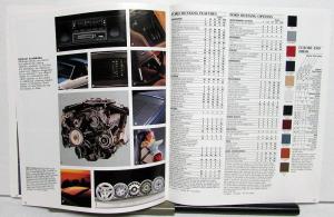 1984 Ford Mustang SVO GT & Turbo GT LX L Models Sales Brochure Original