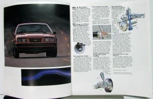 1984 Ford Mustang SVO GT & Turbo GT LX L Models Sales Brochure Original REVISED