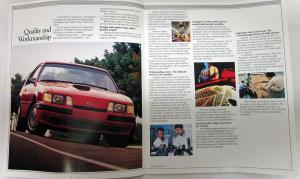 1985 Ford Mustang LX GT Convertible SVO Sales Brochure Original