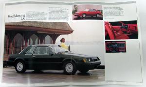 1985 Ford Mustang LX GT Convertible SVO Sales Brochure Original
