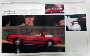 1985 Ford Mustang LX GT Convertible SVO Sales Brochure Original