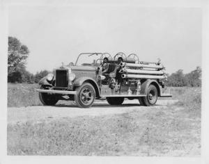 1936 Mack Truck Press Photo 0044 - Huntington Fire Department
