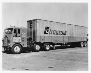1960s Era White Freightliner Truck Press Photo 0008 - TC Transcon