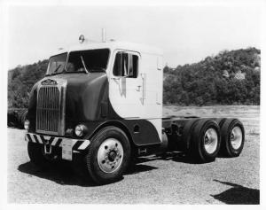 1950s Era White Freightliner Truck Press Photo 0009