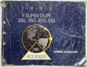 1999 Ford F-250 350 450 550 Super Duty Pickup Electrical Wiring Diagrams Manual
