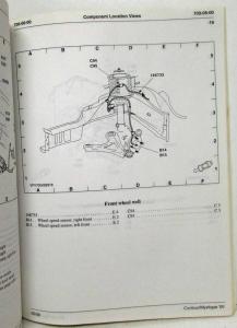 2000 Ford Contour Mercury Mystique Electrical Wiring Diagrams Manual