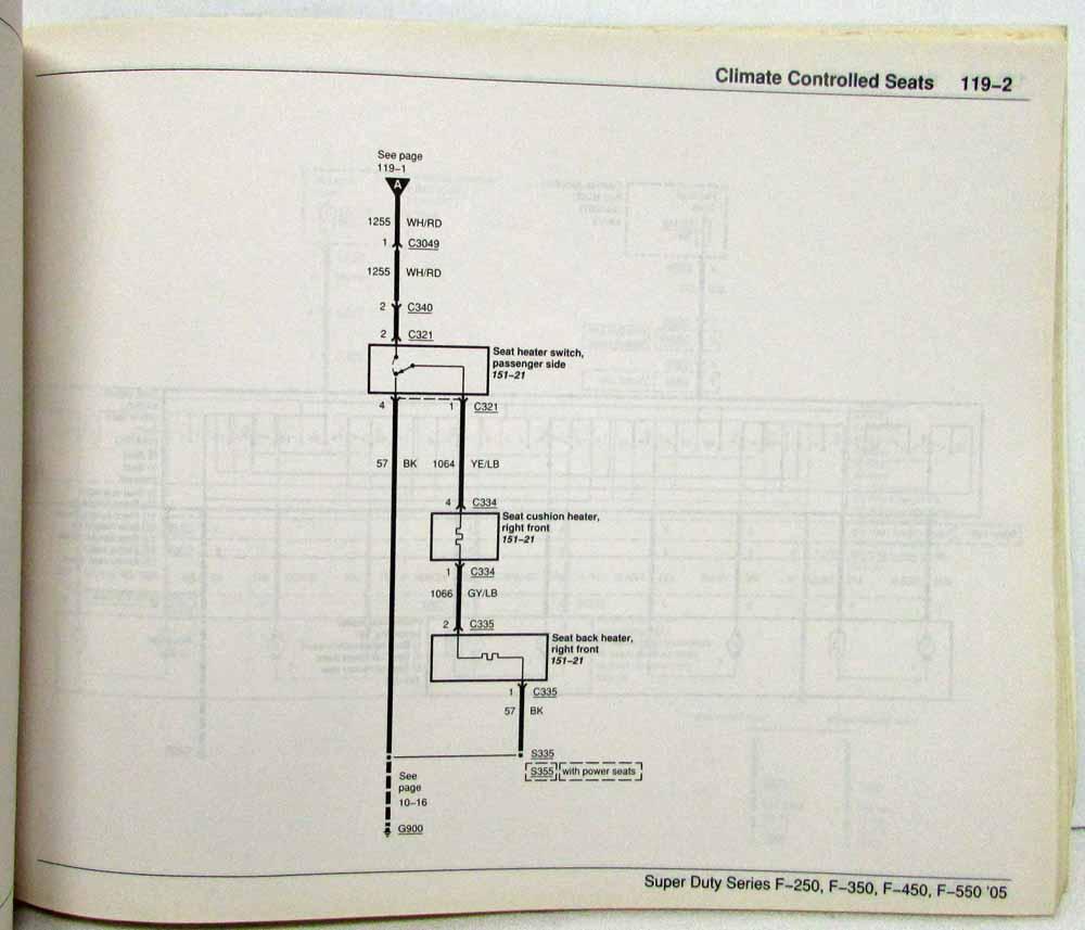 2005 Ford F250-F550 Super Duty Truck Electrical Wiring Diagrams Schematics OEM - Foto 3
