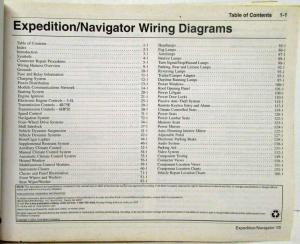 2005 Ford Expedition & Lincoln Navigator Electrical Wiring Diagrams Manual