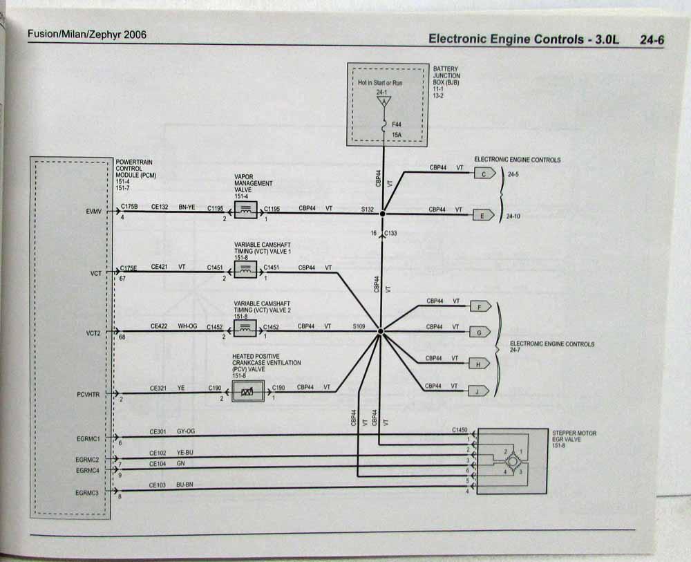 Wiring Diagram For 2007 Mercury Milan