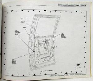 2006 Ford F-250 350 450 550 Super Duty Pickup Electrical Wiring Diagrams Manual