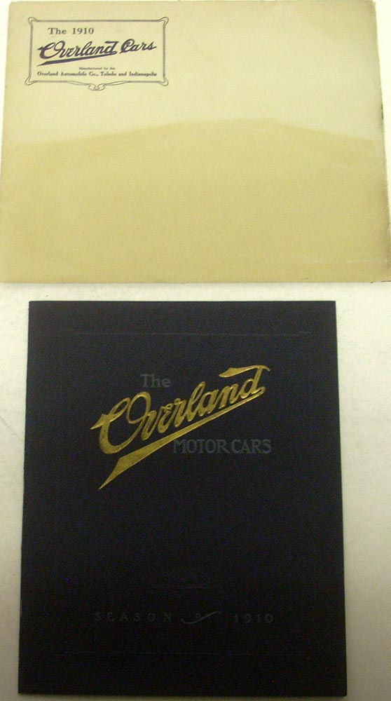 1910 Overland Motor Cars Dealer Prestige Brochure Model 38 40 41 42