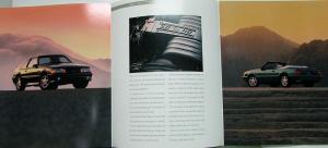 1993 Ford Mustang GT LX 5.0L Sedan Convertible Hatchback Sales Brochure Orig
