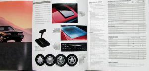1993 Ford Mustang GT LX 5.0L Sedan Convertible Hatchback Sales Brochure Orig