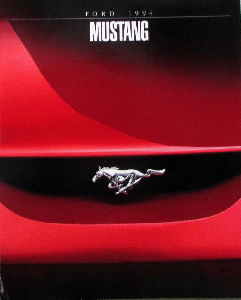 1994 Ford Mustang GT & Removable Hardtop Convertible ORIGINAL Sales Brochure