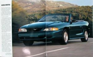 1994 Ford Mustang GT & Removable Hardtop Convertible ORIGINAL Sales Brochure