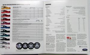 1994 Ford Mustang GT & Removable Hardtop Convertible ORIGINAL Sales Brochure