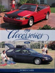 1996 Ford Car Probe Mustang Thunderbird Taurus & More Accessories Sales Brochure