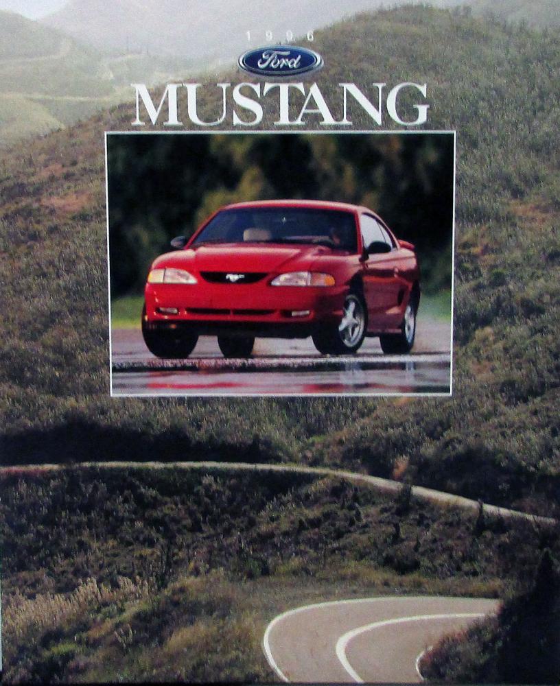1996 Ford Mustang & GT Sales Brochure Original