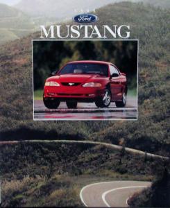 1996 Ford Mustang & GT Sales Brochure Original