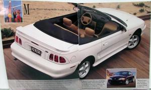 1996 Ford Mustang & GT Sales Brochure Original