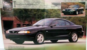 1996 Ford Mustang & GT Sales Brochure Original