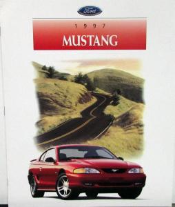 1997 Ford Mustang & GT Sales Brochure Original