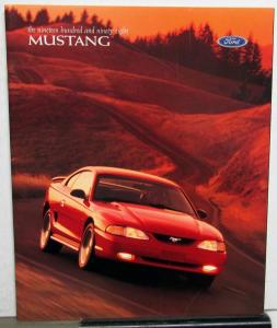 1998 Ford Mustang GT Racers Force Kendall Priestley Sales Brochure