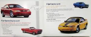 1998 Ford BOSS Mustang Sport Dealer Only Item Sales Folder Original