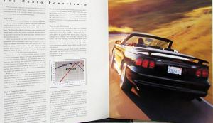 1998 Ford Mustang Cobra SVT Sales Brochure Oversized NICE Original