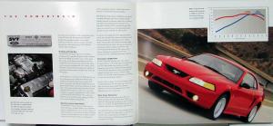1999 Ford Mustang Cobra SVT Sales Brochure Original