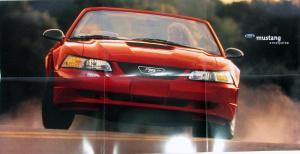 1999 Ford Mustang & GT Sales Brochure FOLDER Original