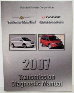 2007 Chrysler Town & Country - Dodge Caravan Service Shop Manual 4 Volumes