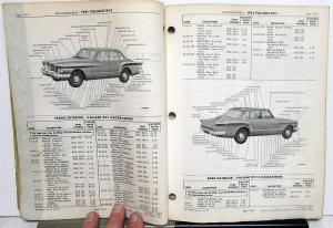1961 Mopar Collision Parts List Plymouth DeSoto Chrysler Imperial Dart Dodge