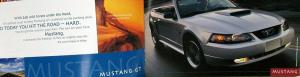 2002 Ford Focus Mustang ZX2 Dealer Brochure Recalled Twin Towers On Cover Rare