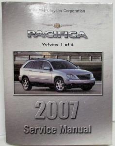 2007 Chrysler Pacifica Service Shop Repair Manual 4 Vol Set