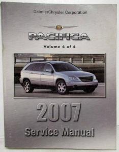 2007 Chrysler Pacifica Service Shop Repair Manual 4 Vol Set